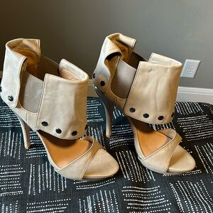 L.A.M.B. Studded Heeled Sandals